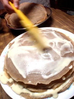 クレープケーキ@