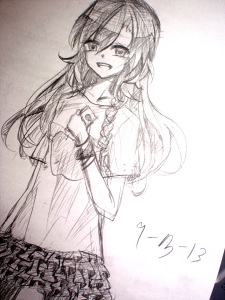 バイトで絵描き