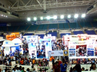 I went to Edu fair yesterday