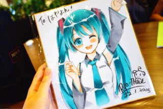 昨日Ryothaeと絵描き
